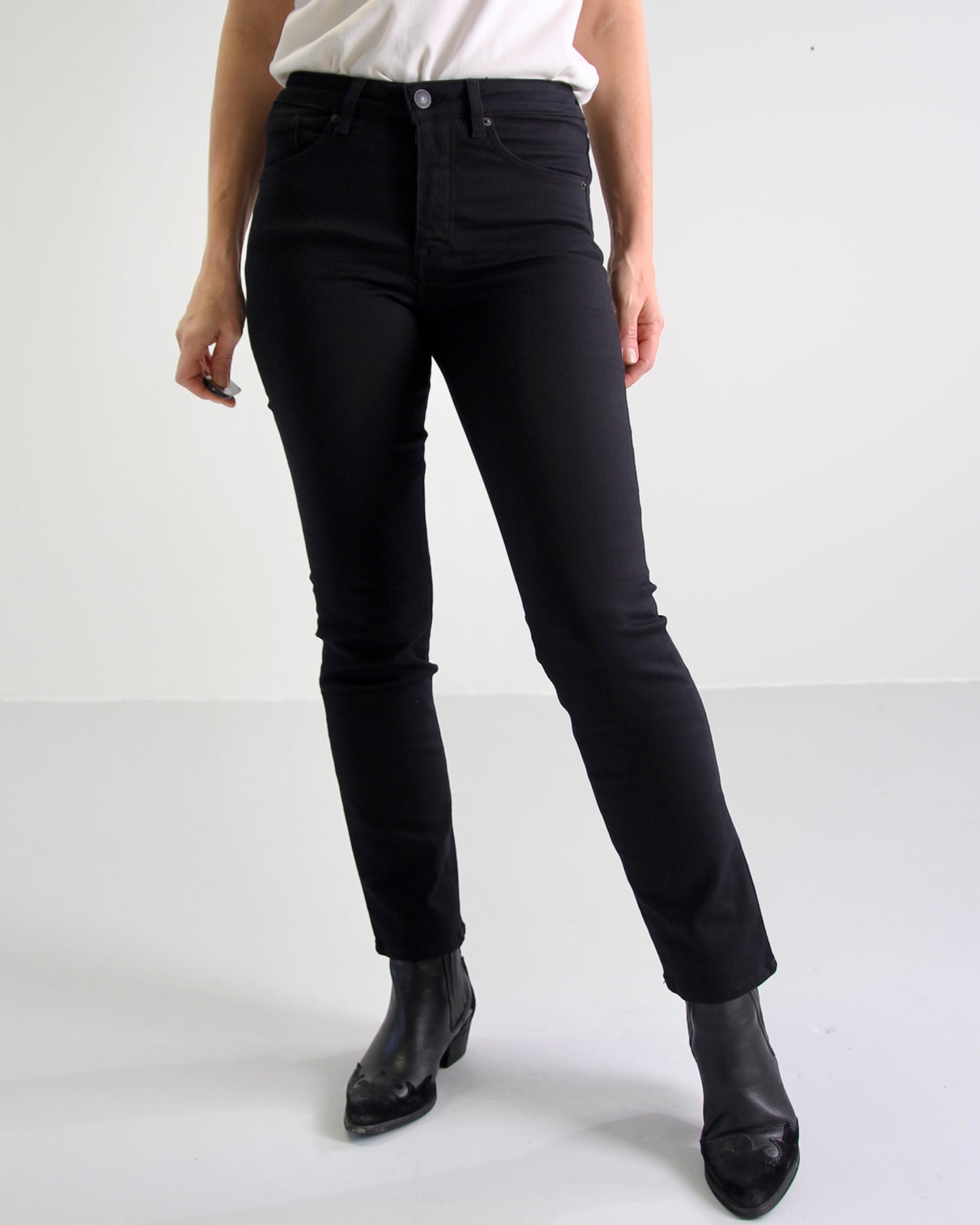 Ellery Black Jeans - Dame - Tailored  - High waist - Stretchy