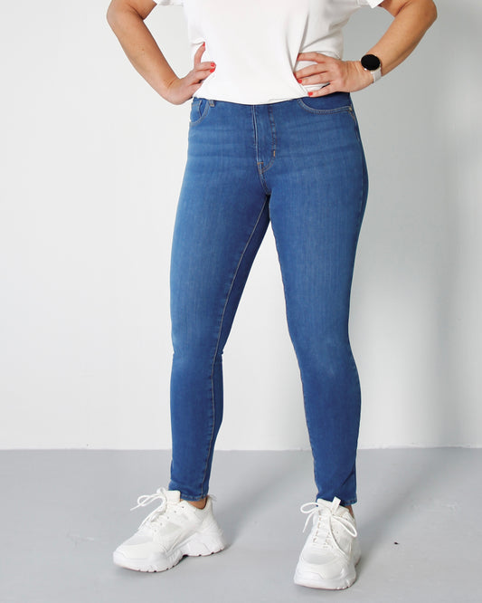 Ailin Stone blue Jeans  - Dame - Slim  - High waist - Stretchy