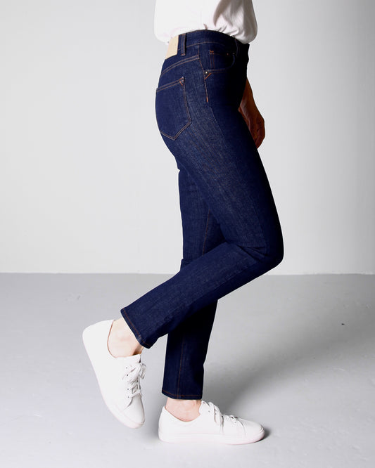 Eben i Evening blue Jeans - Dame - Tailored - High waist - Stretchy