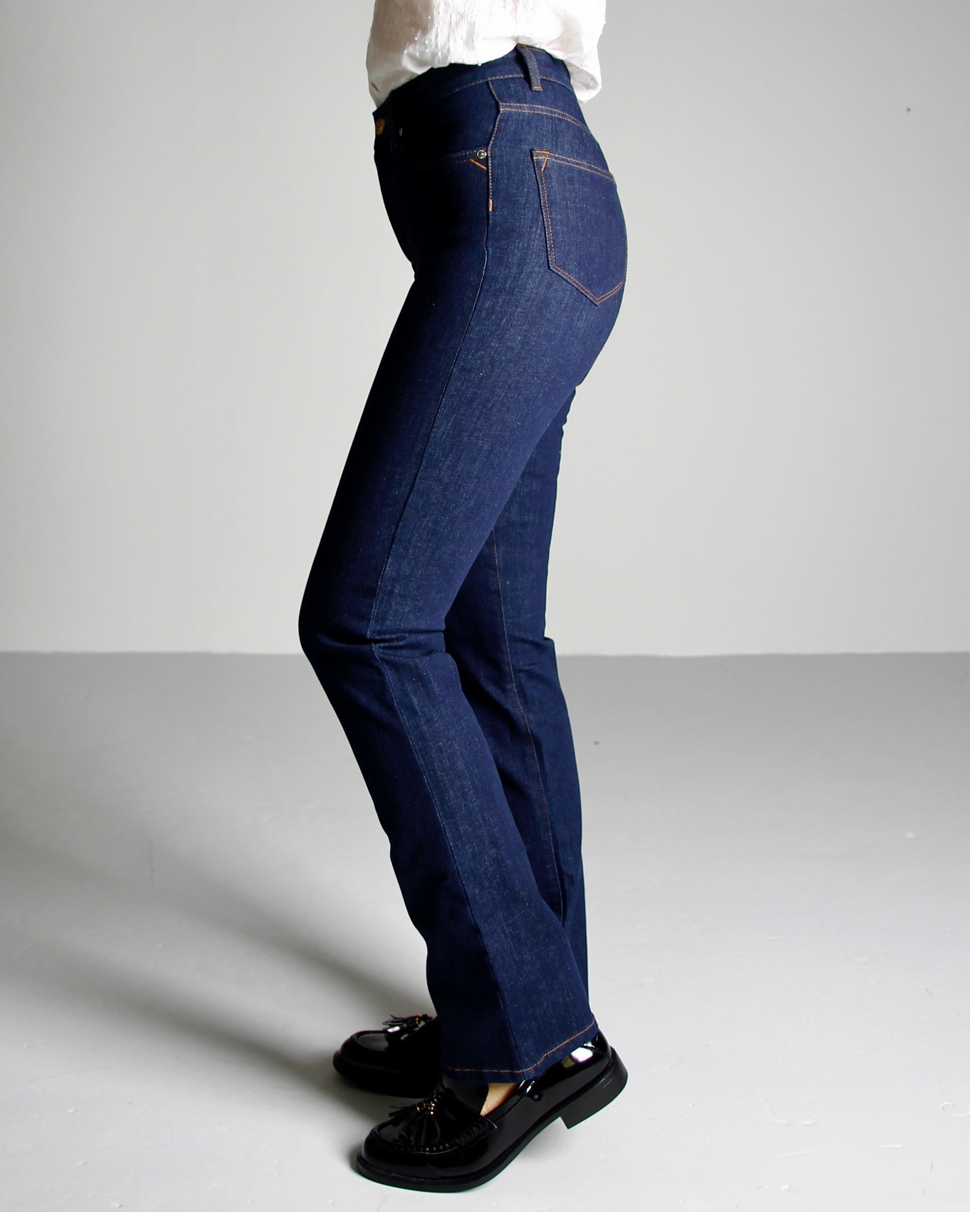 VIOLET STRAIGHT JEANS - EVENING BLUE