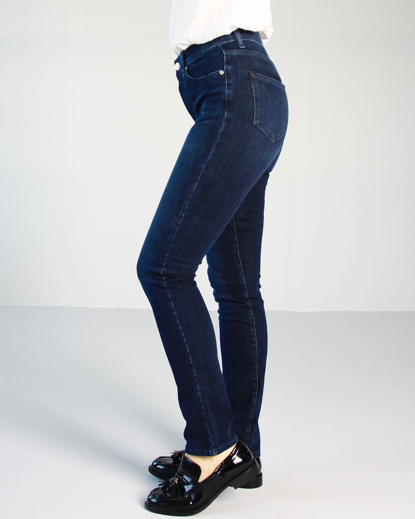 Eben Night sky Jeans - Dame - Tailored - High waist - Stretchy