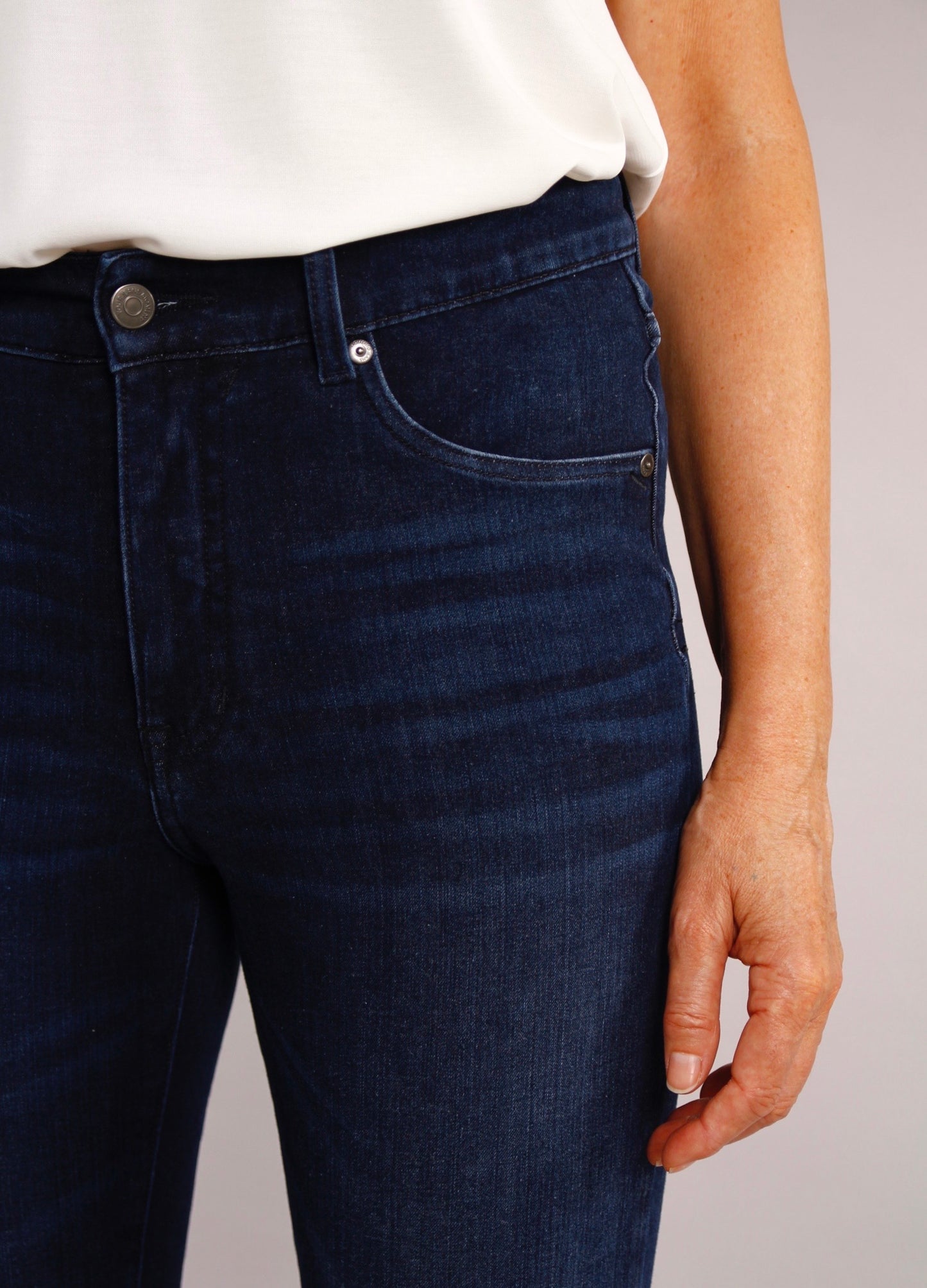 Viola Night Sky Jeans - Dame - Straight leg - High waist - Stretchy
