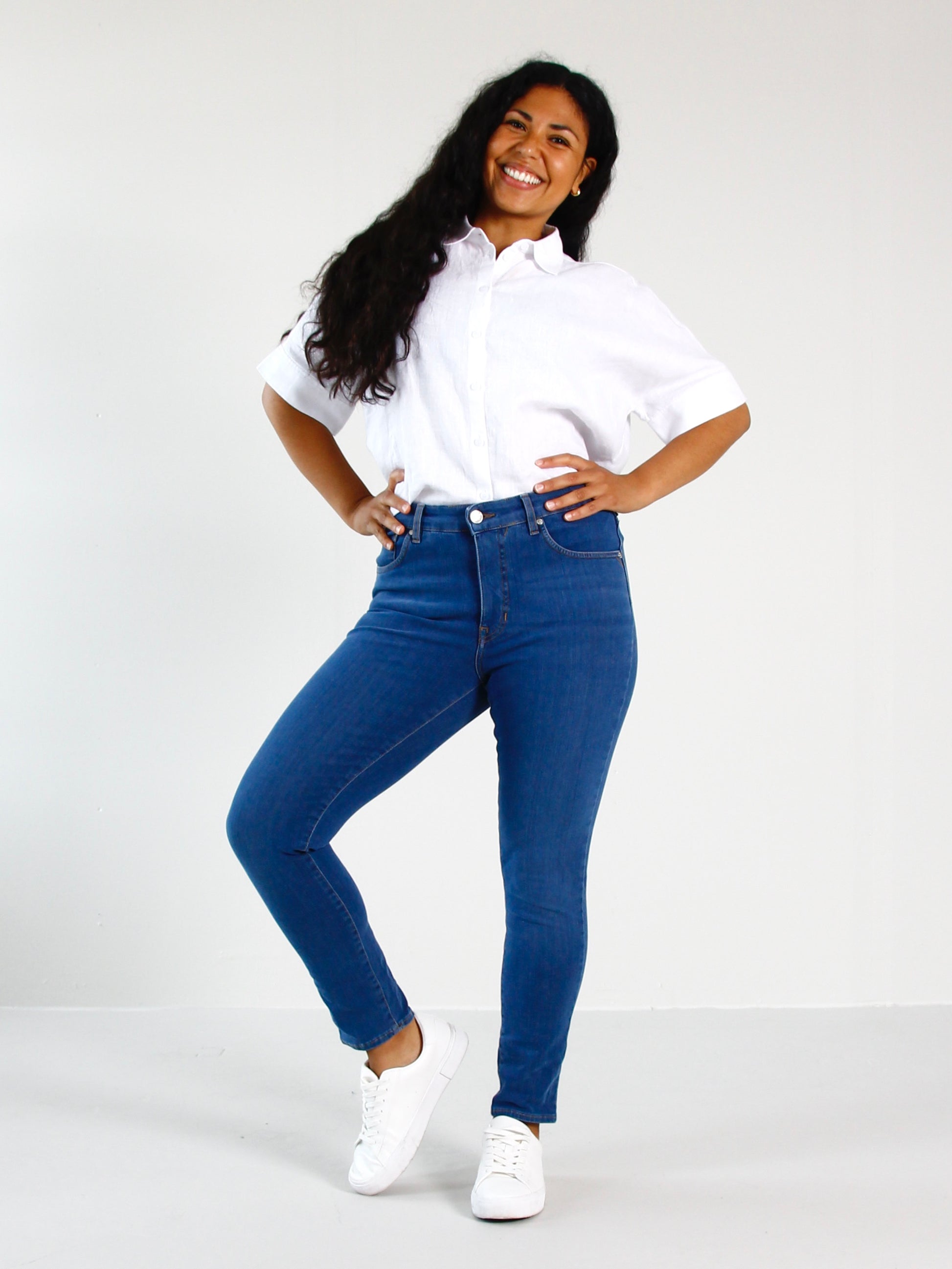 AILIN JEANS - STONE BLUE