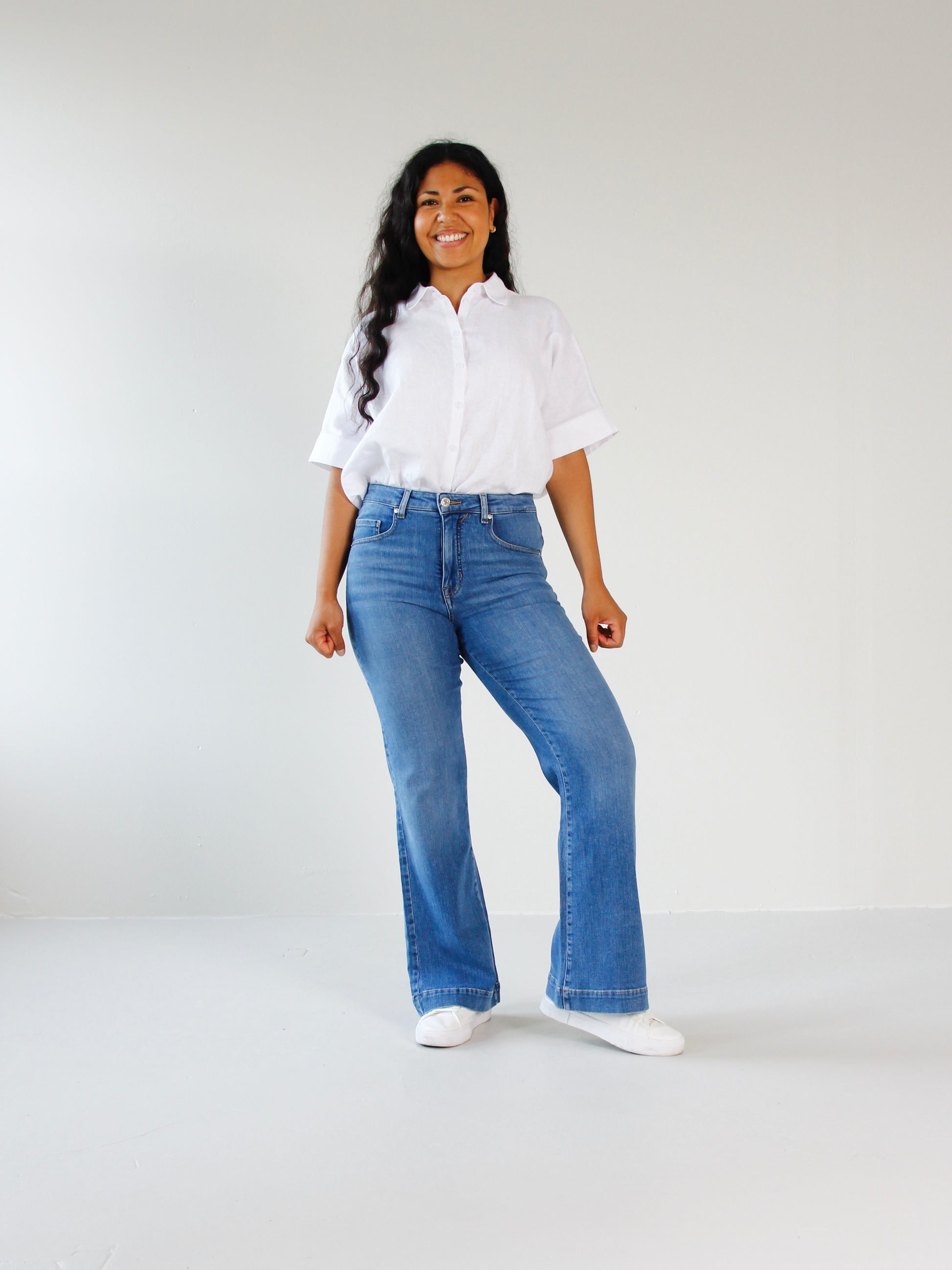 HAZEL JEANS - SEA BLUE