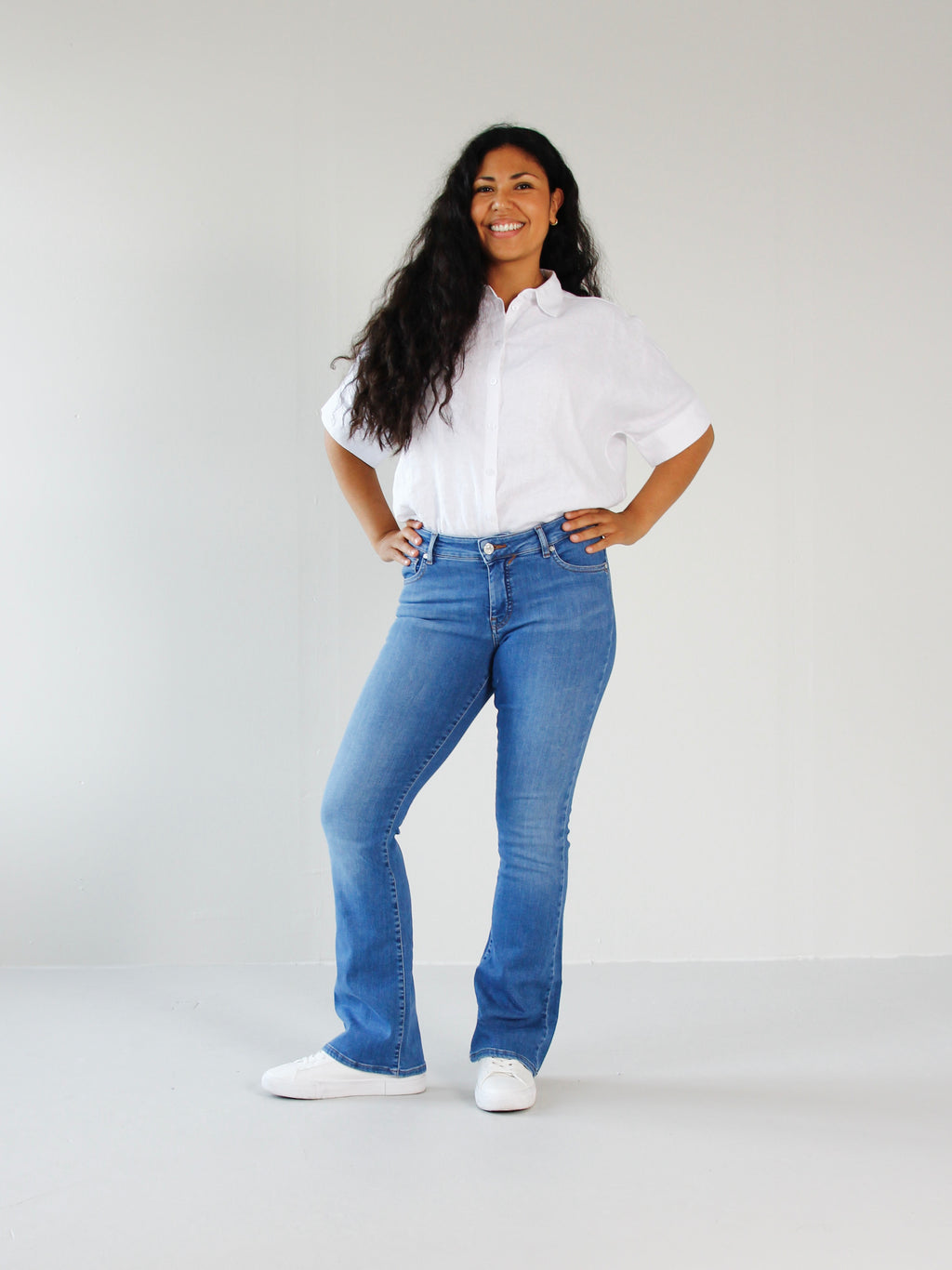 WERONA BOOTCUT JEANS - STONE BLUE