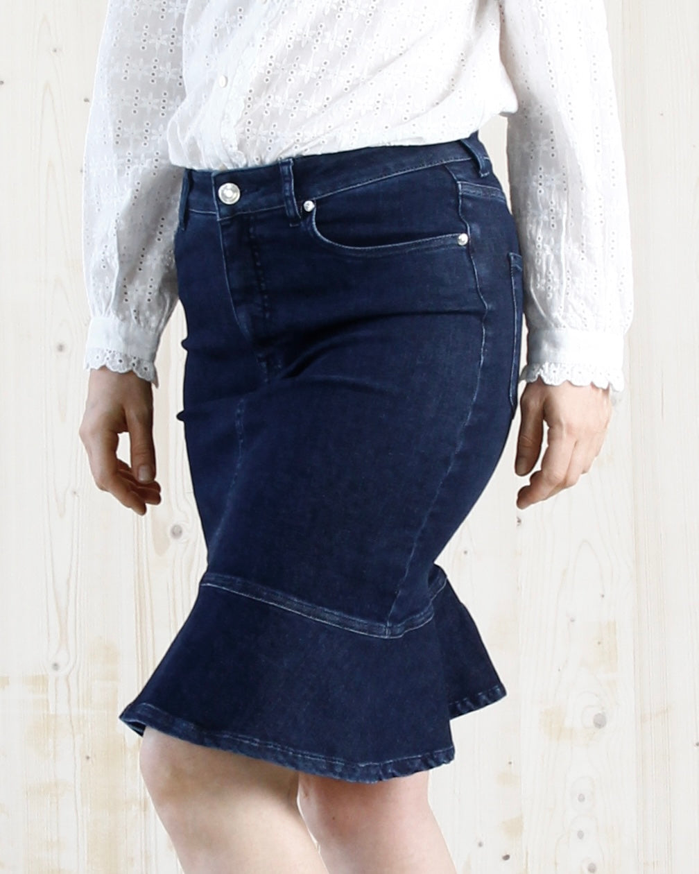Flora skirt Deep sea