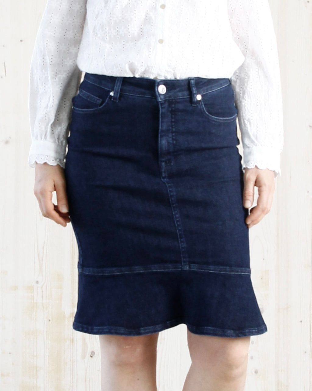 Flora skirt Deep sea