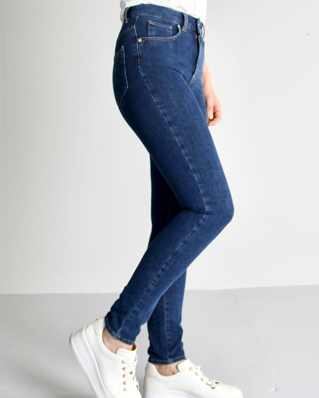 Få igjen - Ailin Lake blue Jeans  - Dame - Slim  - High waist - Stretchy