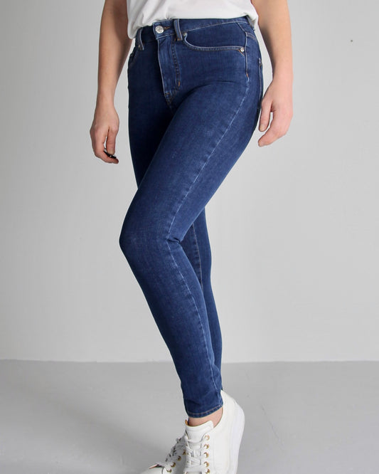Ailin Lake blue Jeans  - Dame - Slim  - High waist - Stretchy