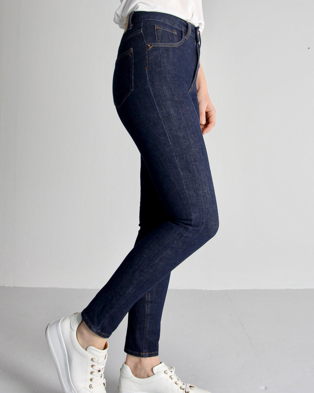 Få igjen - Ailin Evening blue Jeans  - Dame - Slim  - High waist - Stretchy