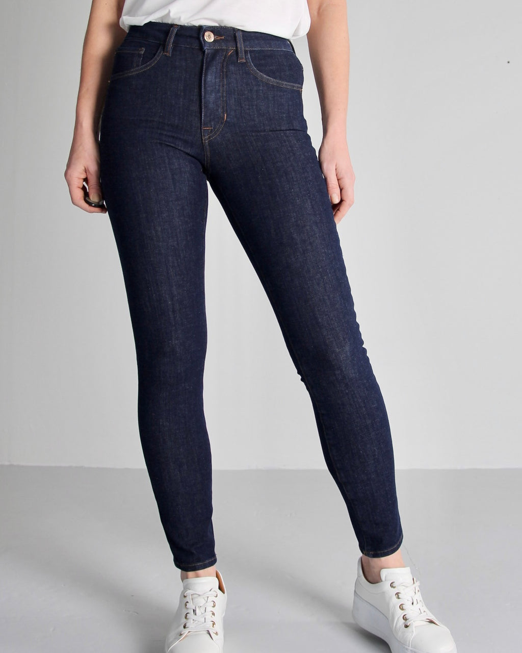 Få igjen - Ailin Evening blue Jeans  - Dame - Slim  - High waist - Stretchy