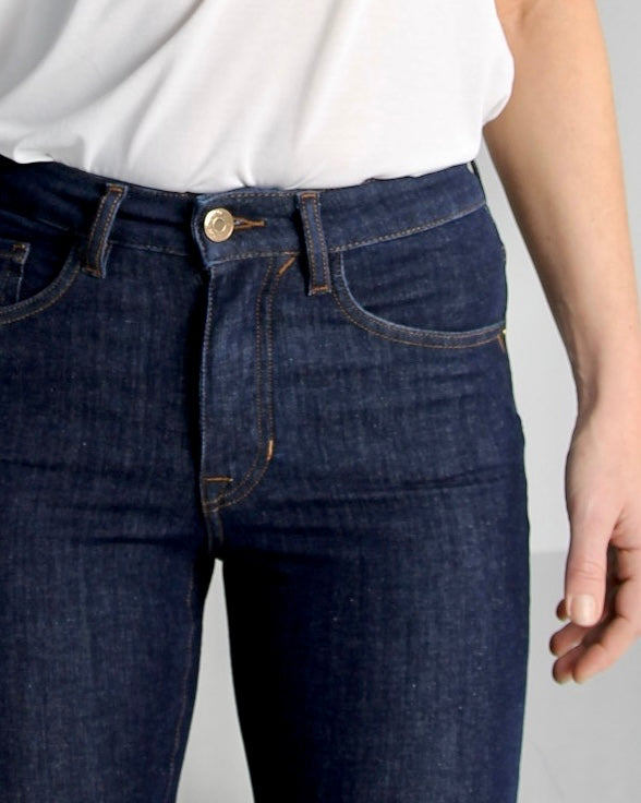Få igjen - Ailin Evening blue Jeans  - Dame - Slim  - High waist - Stretchy