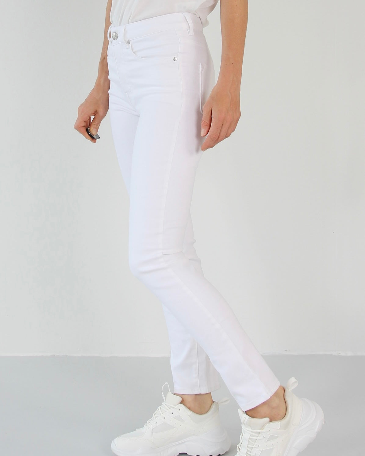 Ellery White Jeans - Dame - Tailored  - High waist - Stretchy