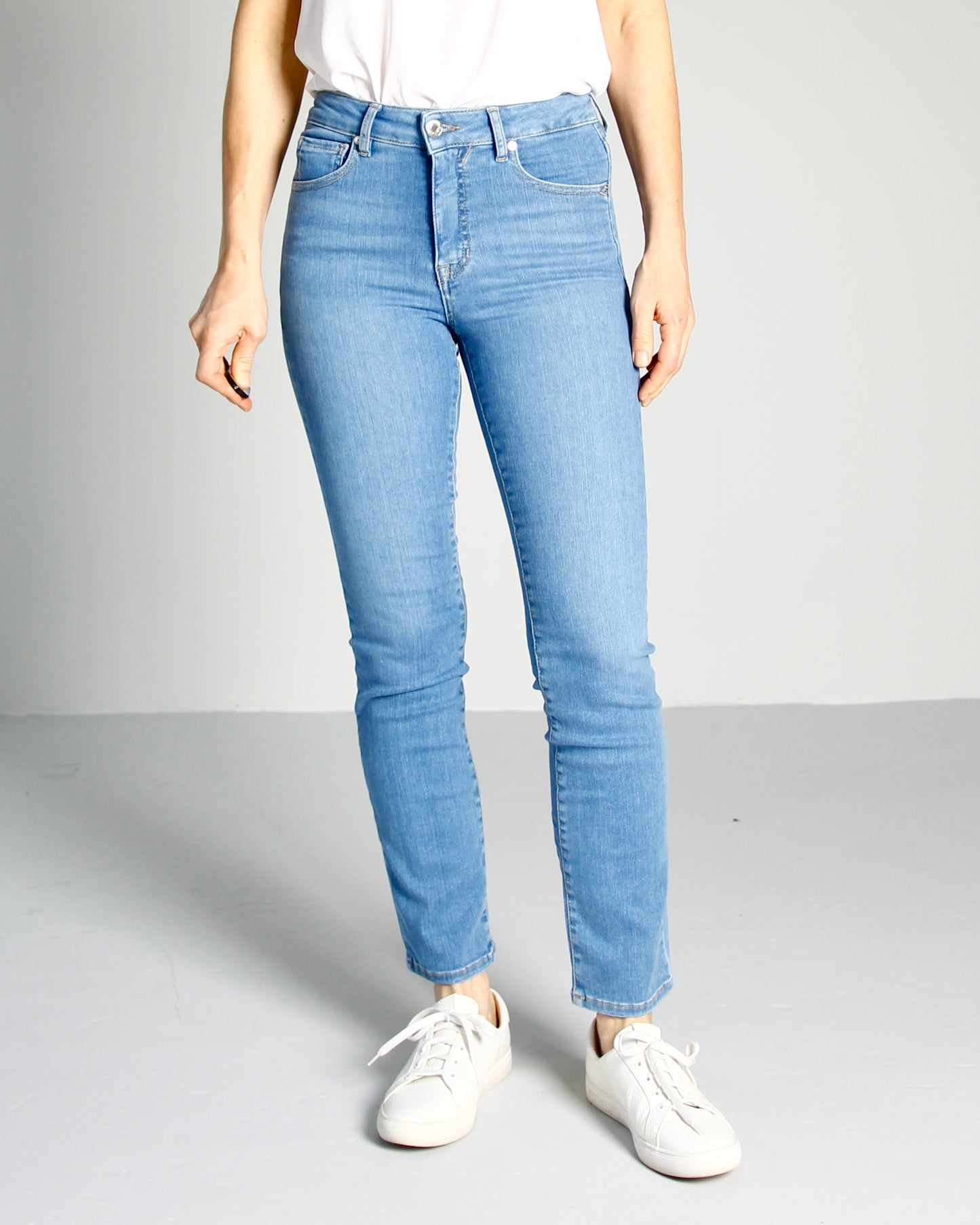 NY - Emma Riviera blue Jeans - Dame - Tailored  - High waist - Stretchy