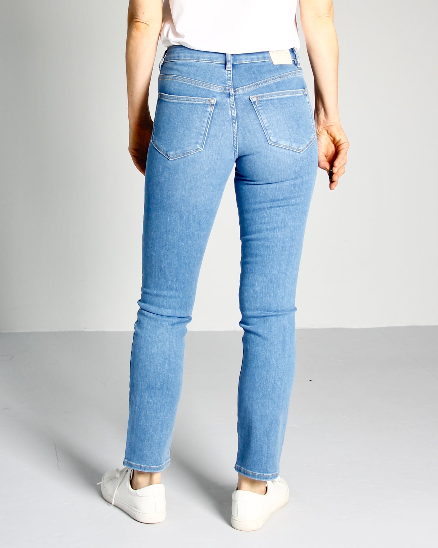 NY - Emma Riviera blue Jeans - Dame - Tailored  - High waist - Stretchy