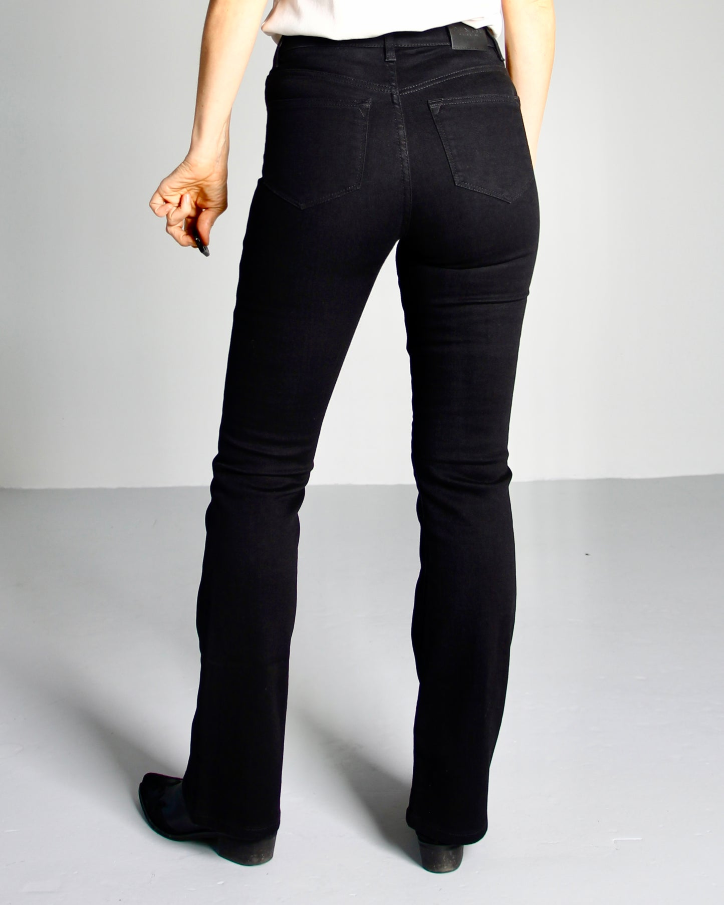 Wesley Black Jeans - Dame - Bootcut