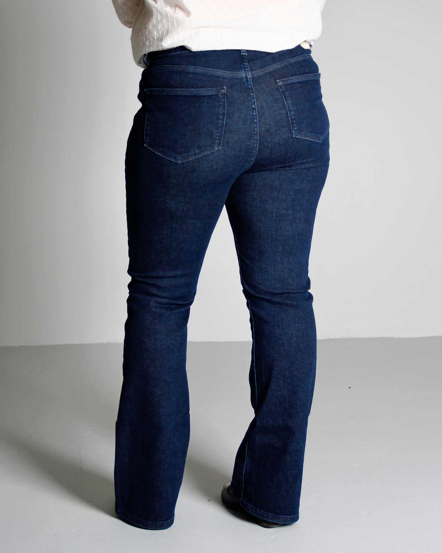 Wesley Deep Sea Jeans - Dame - Bootcut