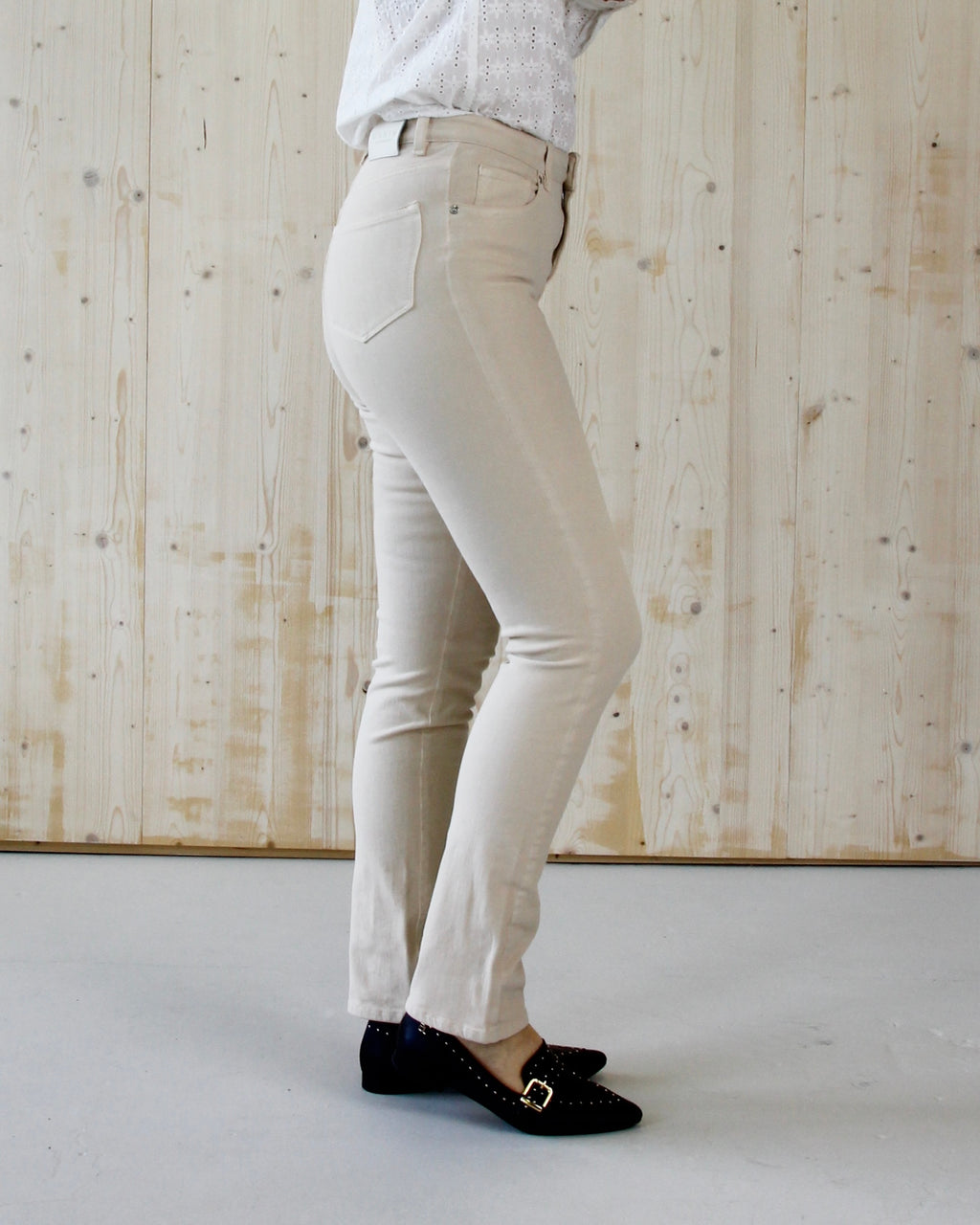 ESMA TAILORED JEANS - LIGHT SAND