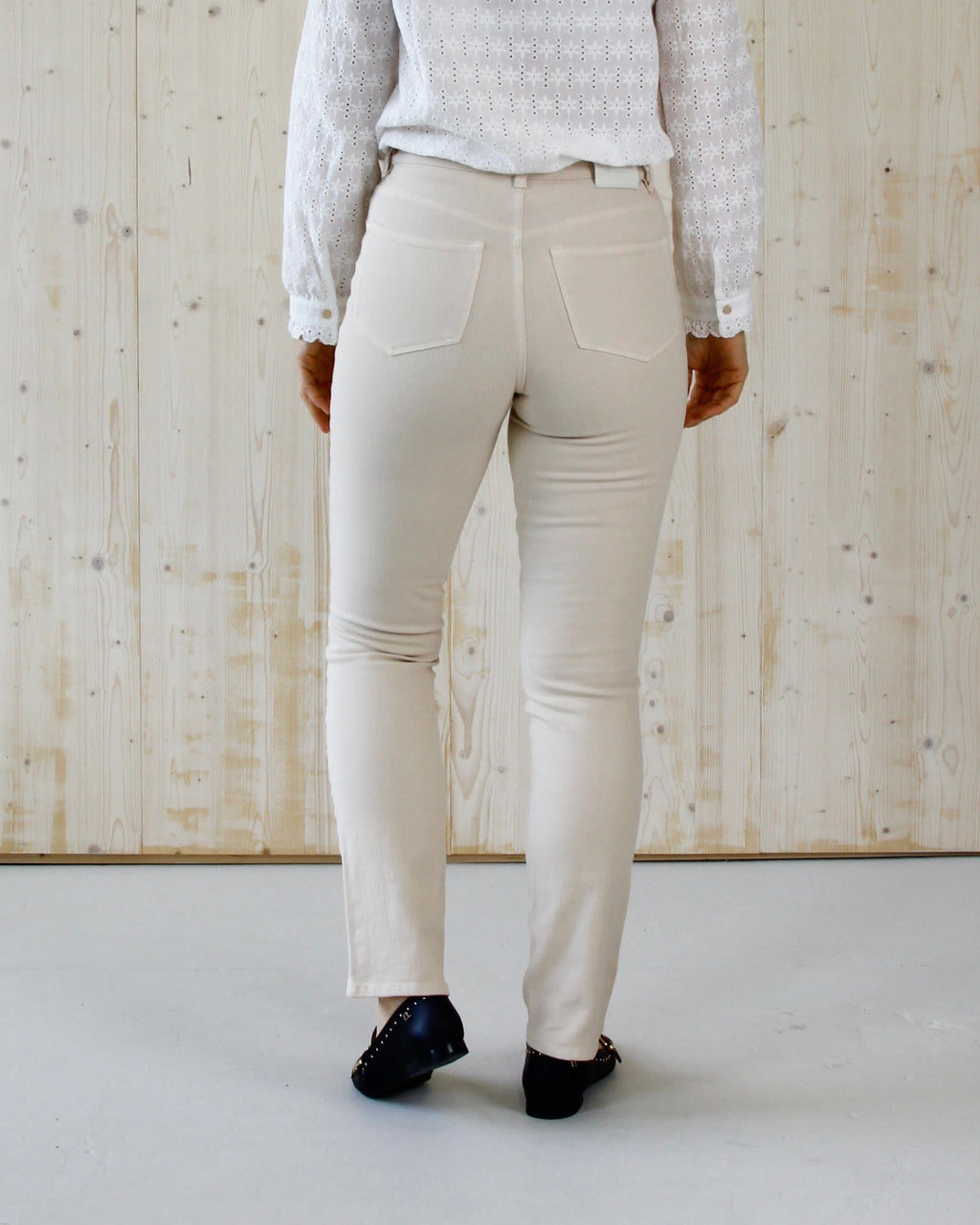 ESMA TAILORED JEANS - LIGHT SAND