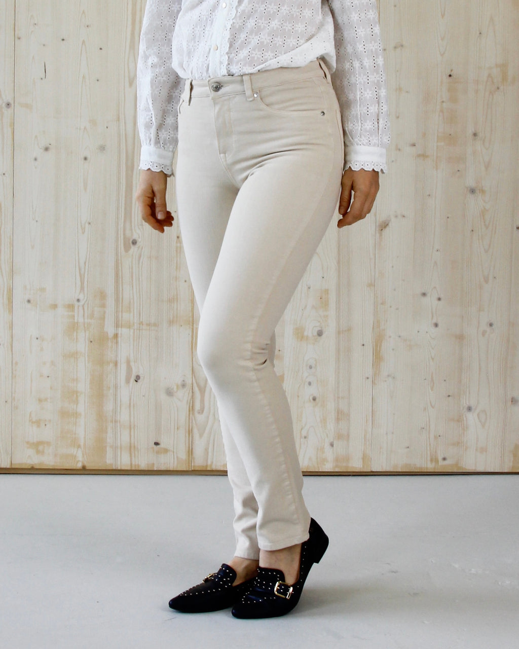 ESMA TAILORED JEANS - LIGHT SAND
