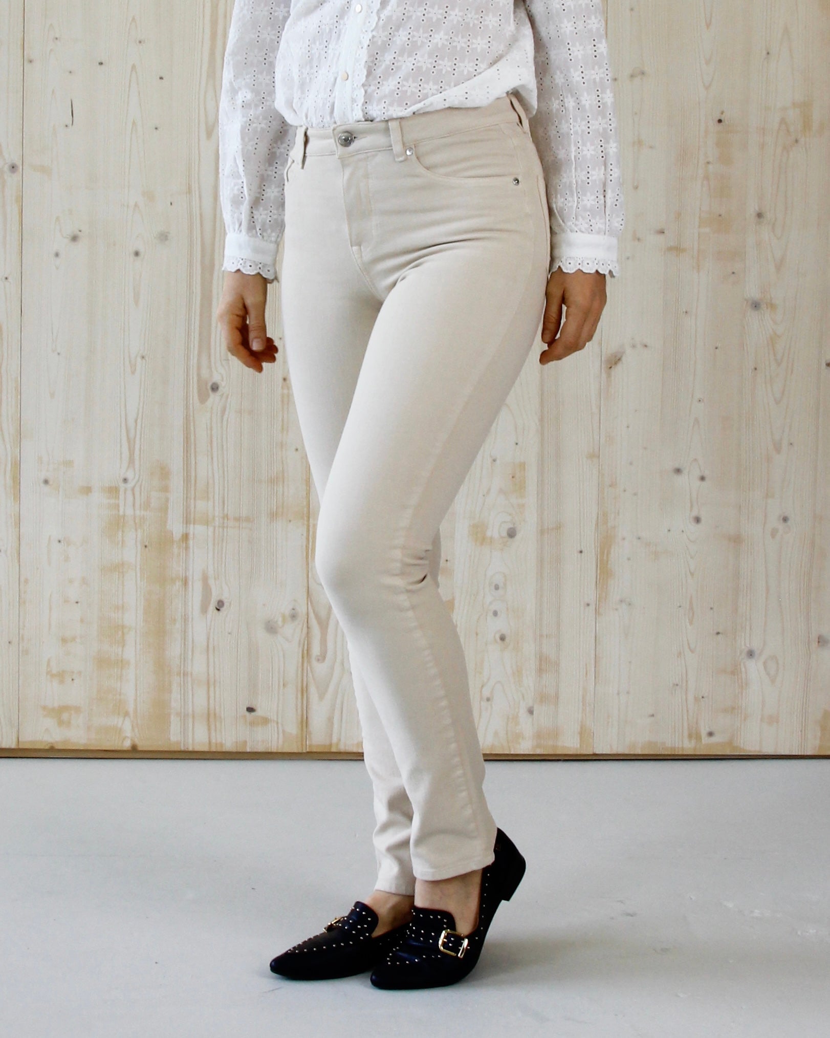 ESMA TAILORED JEANS - LIGHT SAND