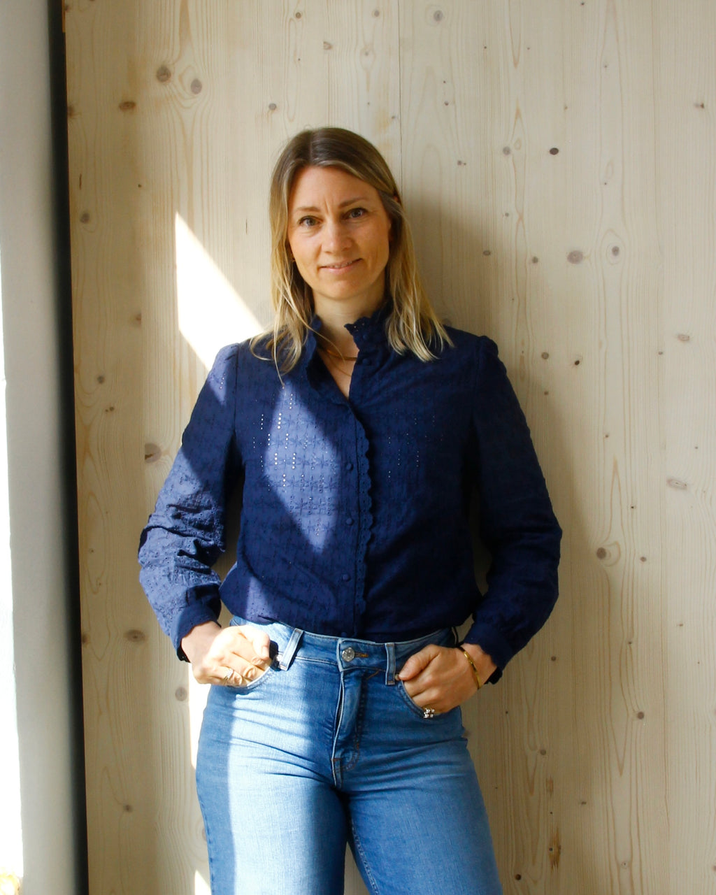 Jimmy blouse Blå