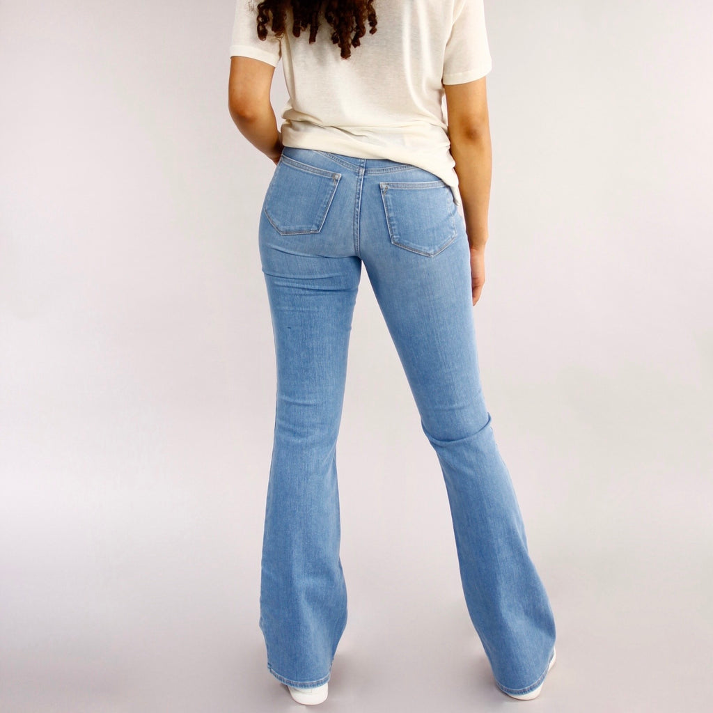 Willow Riviera blue Jeans - Dame - Bootcut leg - High waist - Stretchy