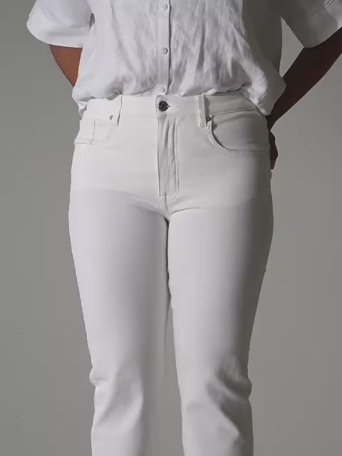 VILMA STRAIGHT JEANS - WHITE