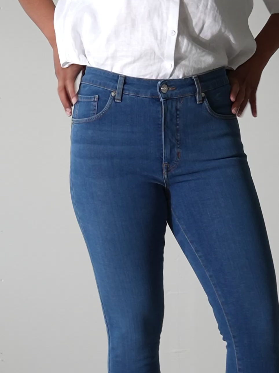 AILIN JEANS - STONE BLUE
